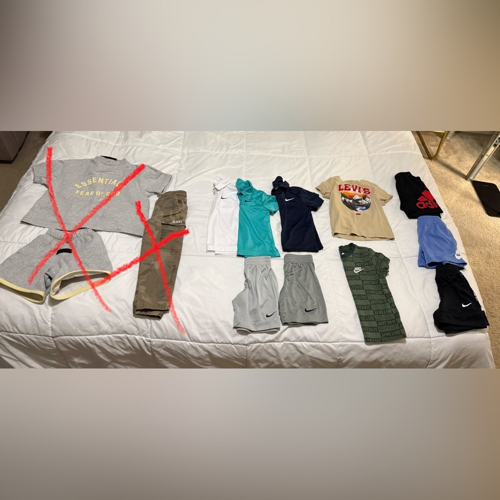 Toddler Nike Adidas Levi’s bundle